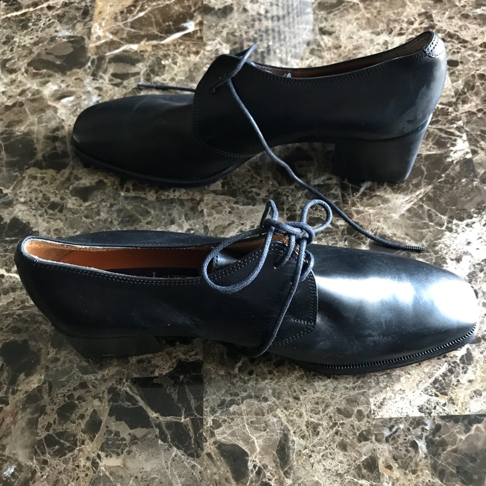 Ralph Lauren Women’s Black Leather Shoes Size 8
